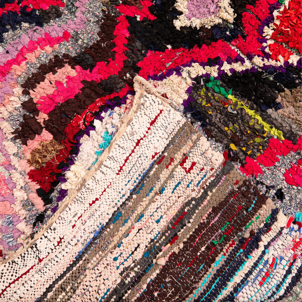 Waves Atlas Rug - Boucherouite - Photo 2